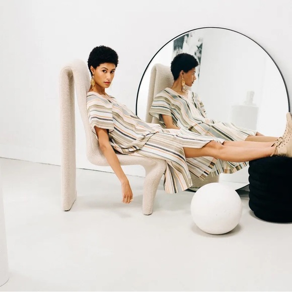 SIDIA Linen Caftan Muumuu - Picture 1 of 9